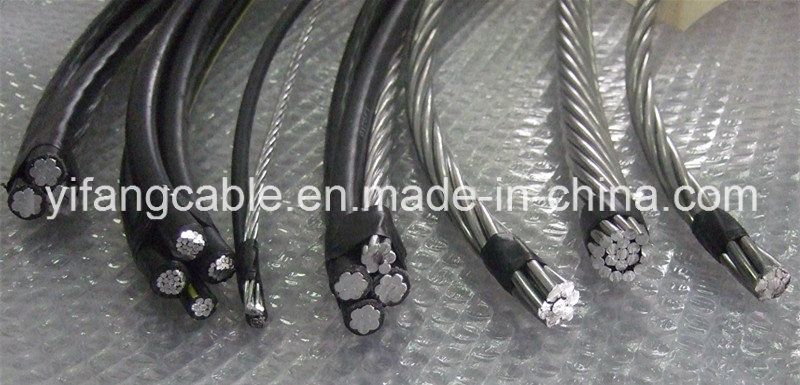 Aerial Overhead Bundled Cable ABC Cable Duplex Cable (2/0AWG+2/0AWG)