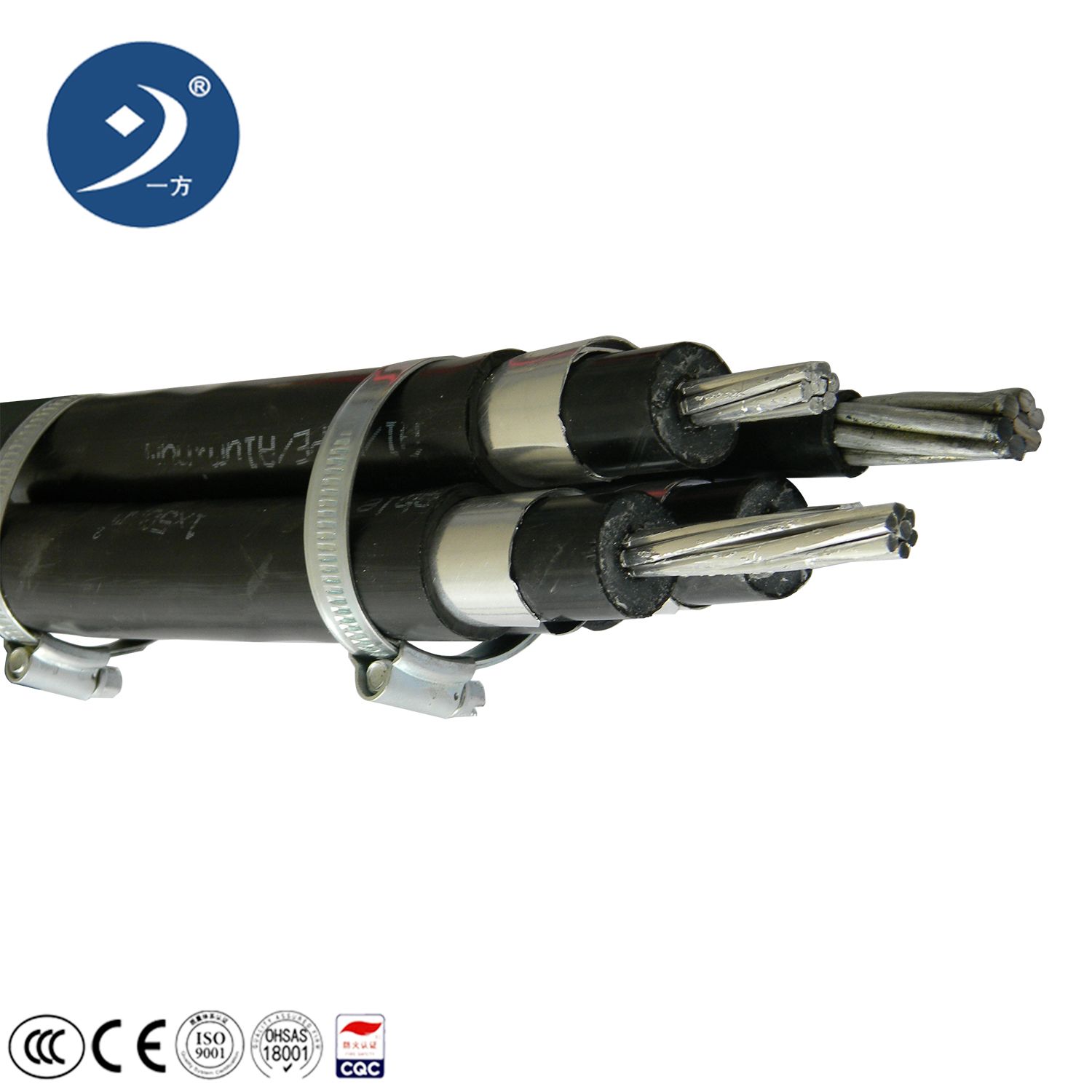 Aluminum Conductor 2X16mm2 ABC Cable Aluminum Cable Aerial Bundle Cable Two Core 70mm2 for Sale