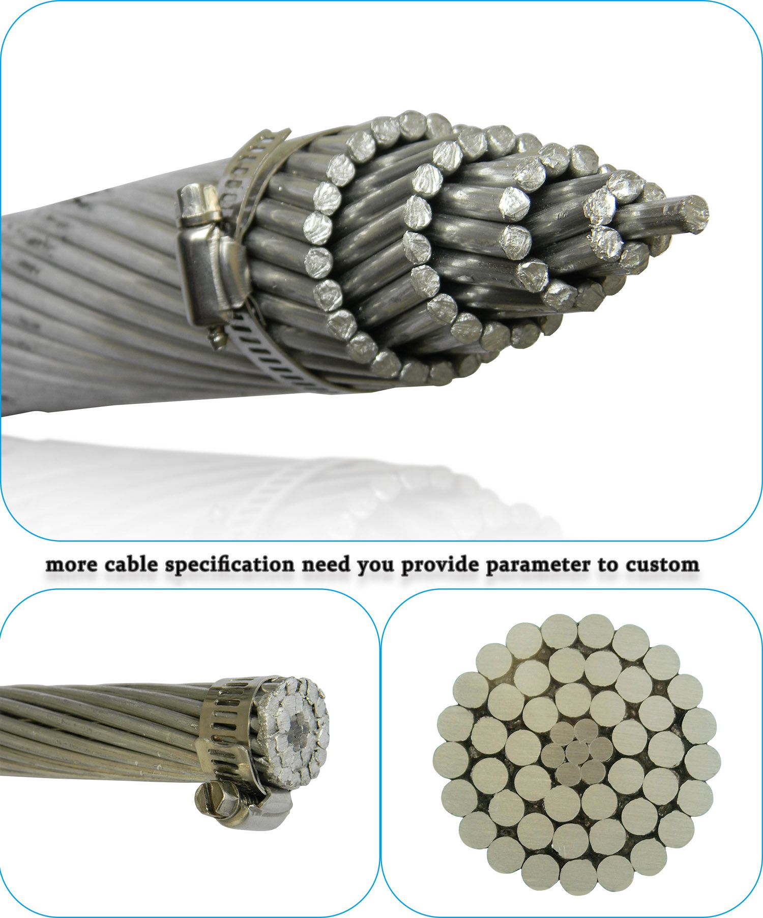 Bare AAAC Conductor 120mm2 DIN48201