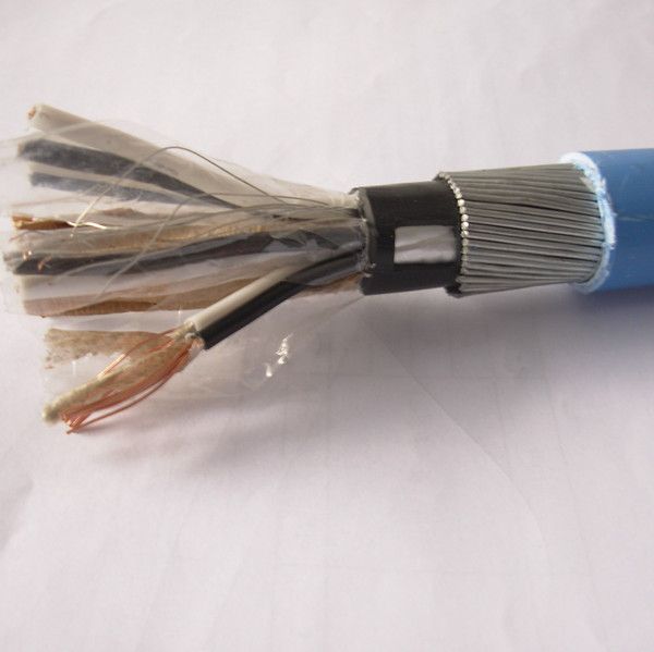 Bare Copper Conductor PE XLPE Insulated Aluminium Mylar Tape Screen Galvanized Steel Wire Armoured Instrument Cable