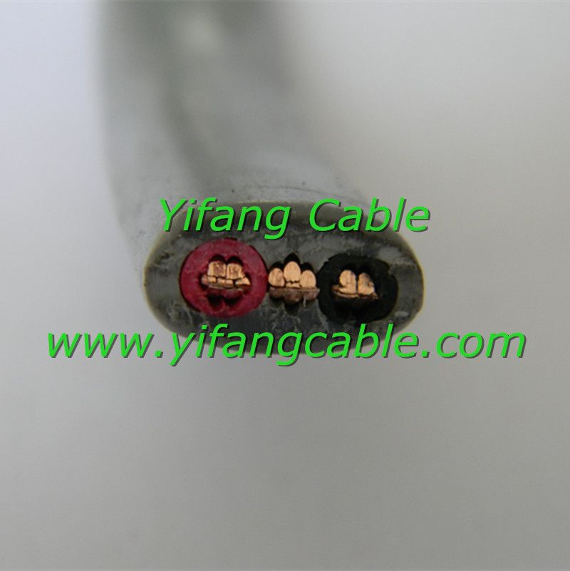 Copper Conductor PVC Insulated Flat Cable Elevator Flat Travelling Cable 2/3/4/5/6/7/8/10 Core Yffb2-20