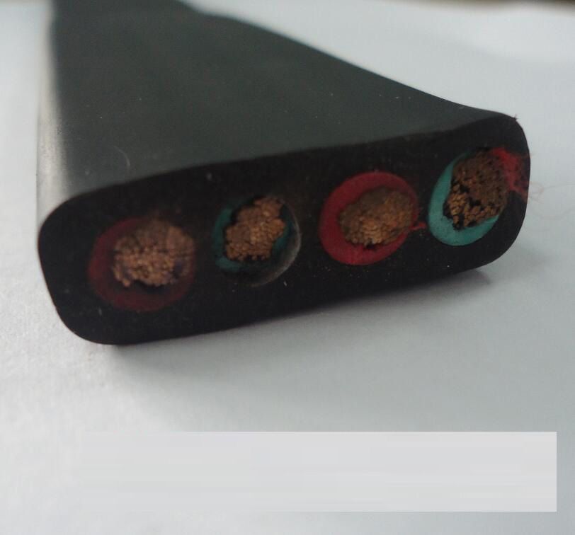 Медный плоский кабель 4X6mm2 для использования в лифтах