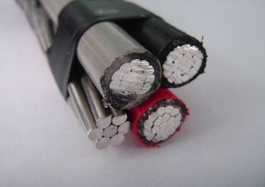 Duplex Service Drop ABC Cable Alloy Three Phase Aerial Bundled Conductors 3*35+54.6 Cable for ASTM Standard (ABC)
