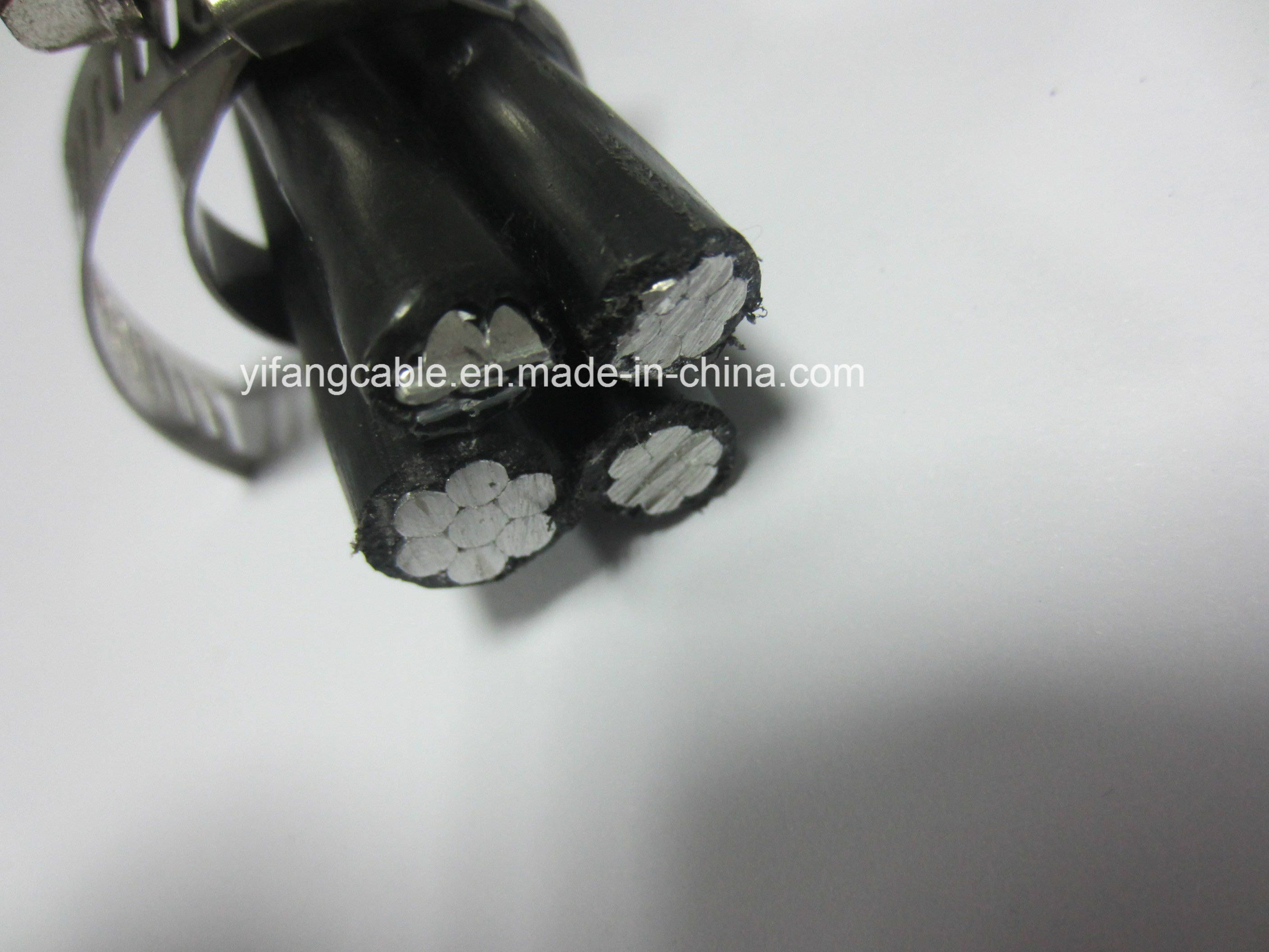 Duplex Service Drop Cable 600V Duplex Aluminum Conductor PE or XLPE Insulation