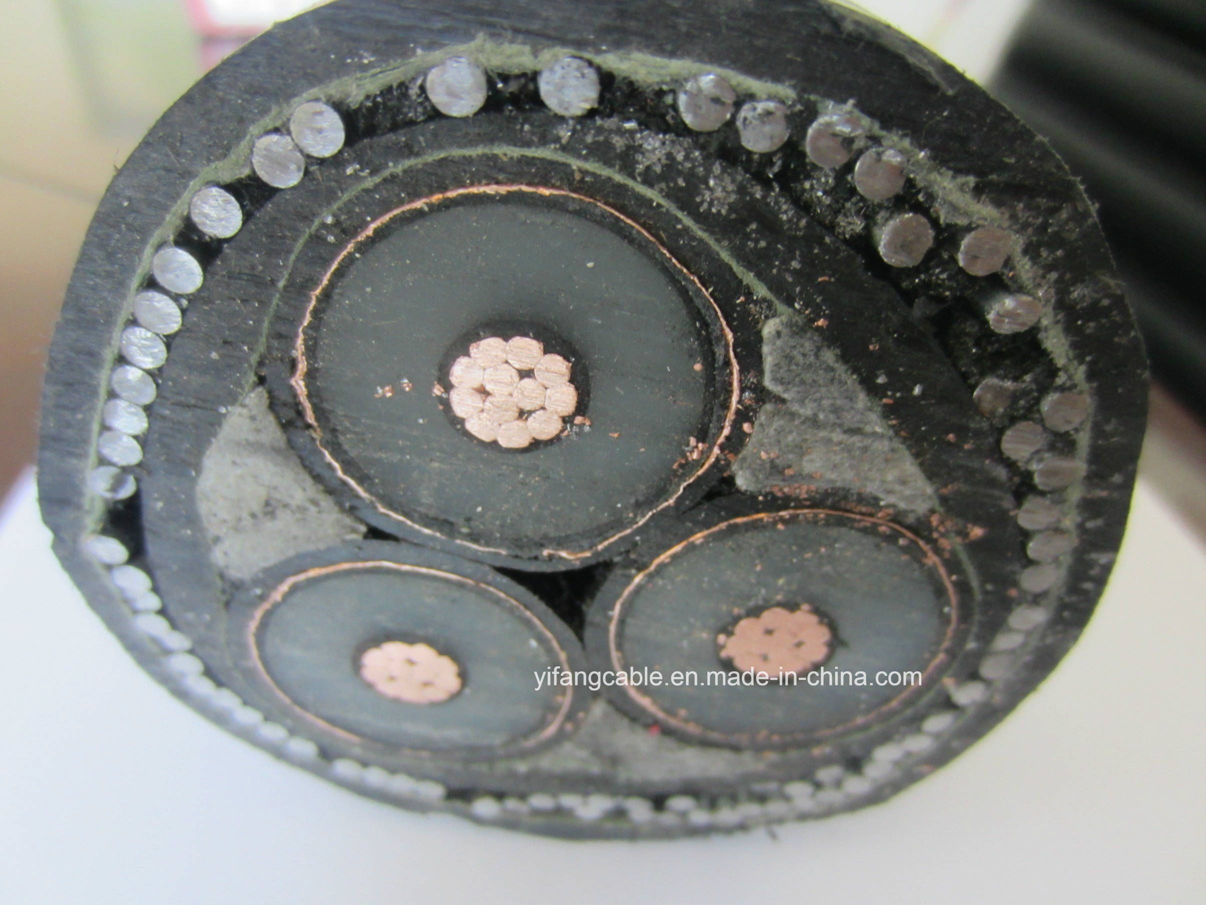 Hot Sale Copper Conductor Submarine Power Cable 20kv 3X185 mm2
