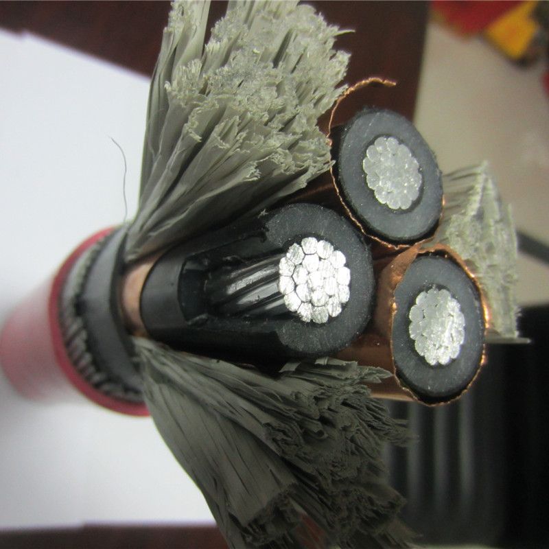 Ht 11kv 500mcm A/A Armoured 3/C Aluminum Power Cable