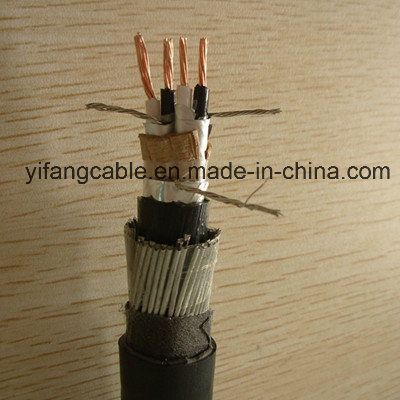 Câble d′instrument 2px1.5mm2 Swa PVC Is/OS Écran Câble de contrôle torsadé Fabricant