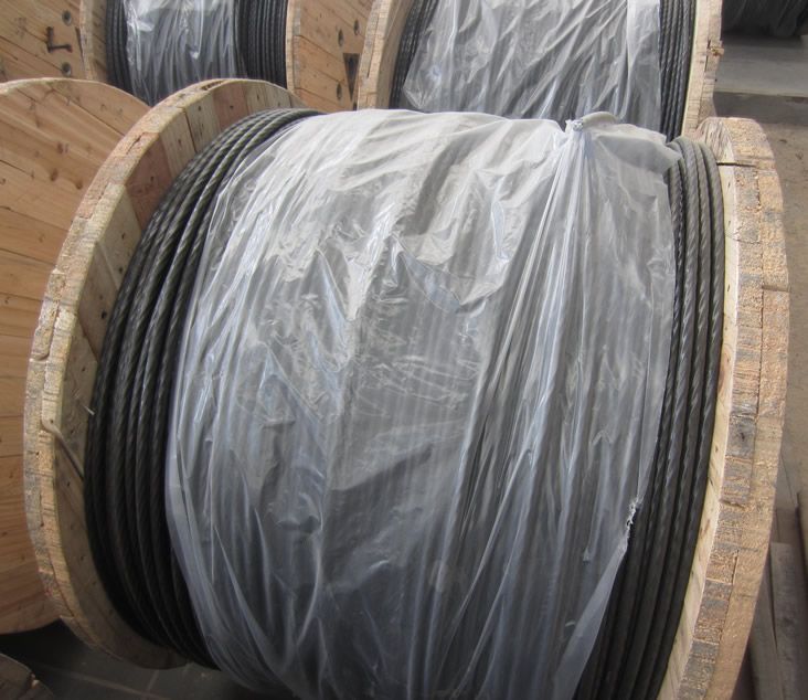 Fil de ligne isolé recouvert en aluminium taille AWG AAC, AAAC XLPE Icea