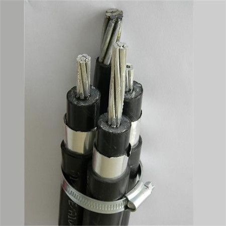 Câbles électriques avec protection en aluminium longitudinal, isolation en XLPE et gaine en HDPE