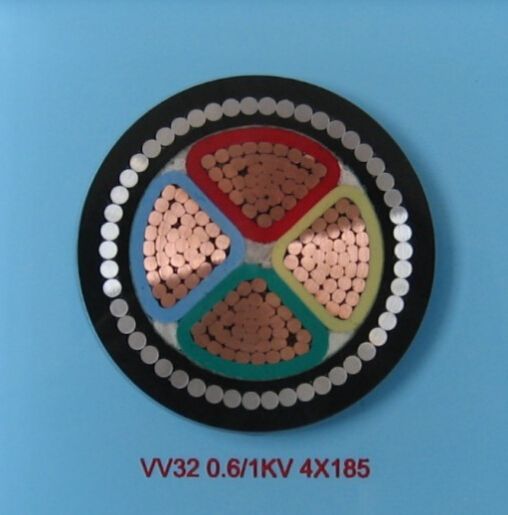 Low Voltage PVC Power Cable, VV32 4X185mm2