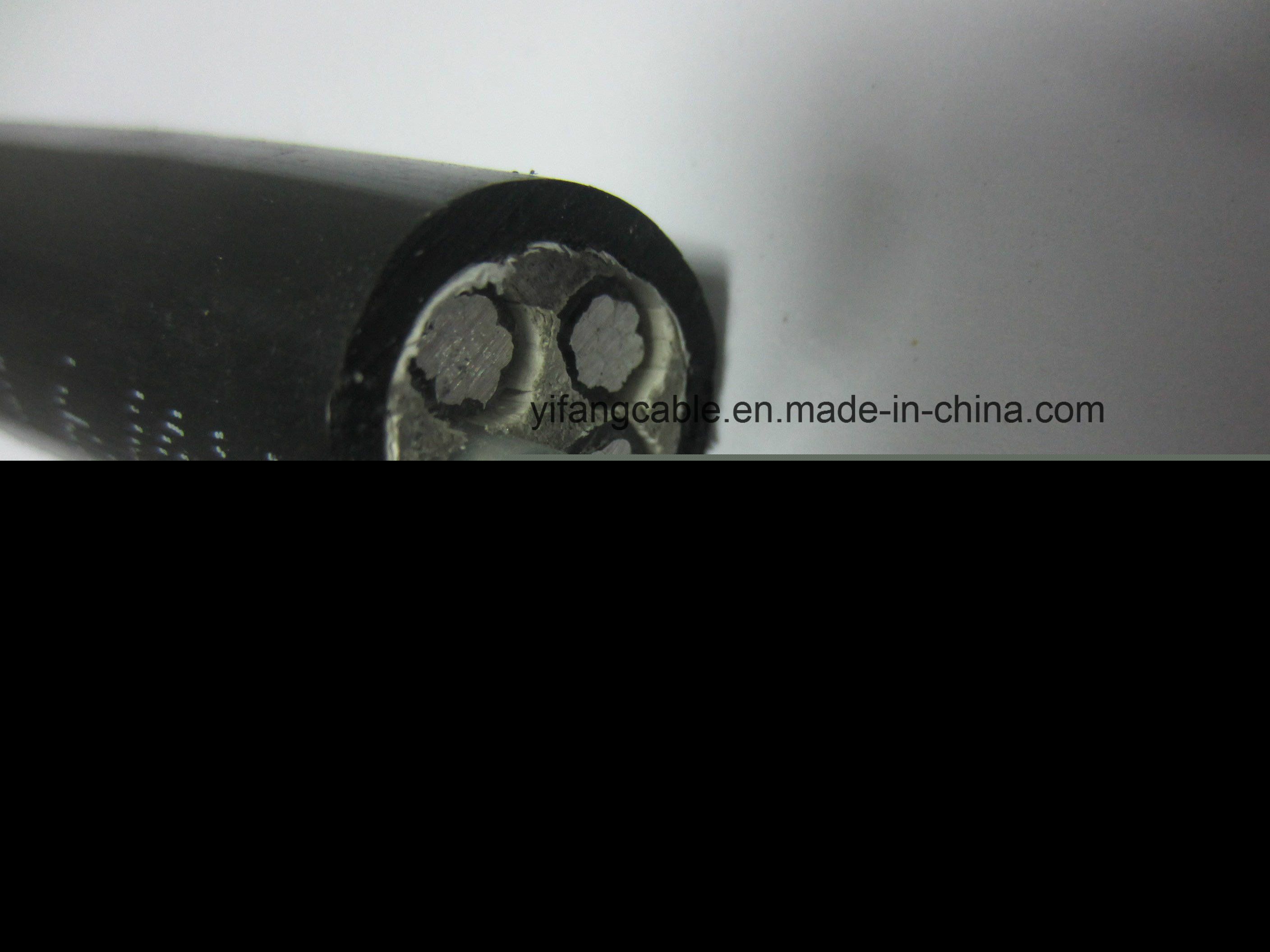 Low Voltage Round Aluminum Conductor Power Cable 4cores