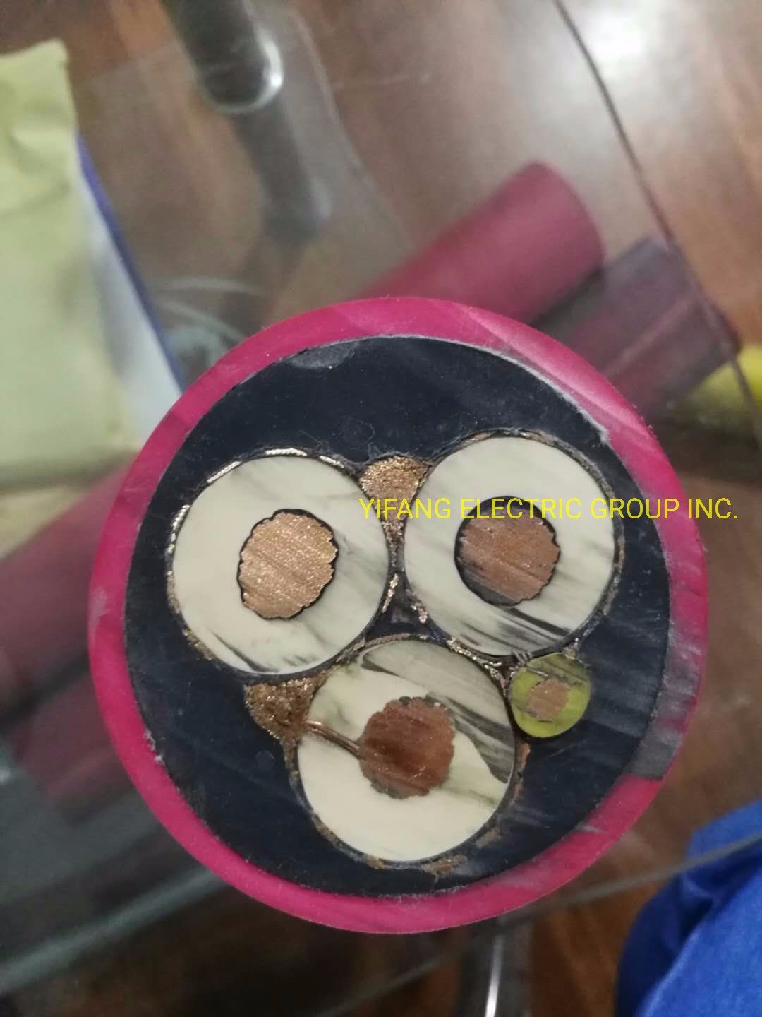 Medium Voltage Trailing Cable 14/25kv Ntscgewoeu 3X50+3X25/3 mm2