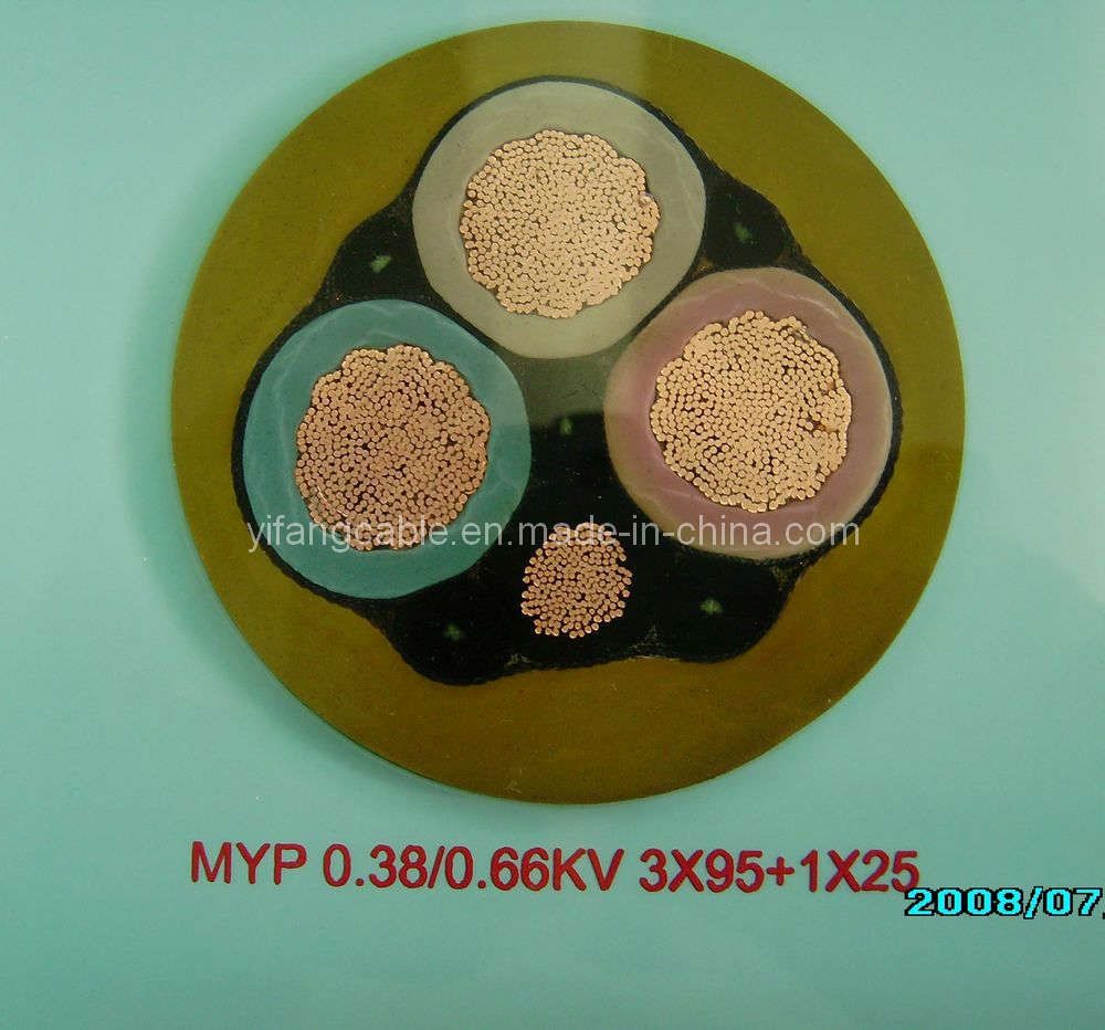 Movable Flexible Rubber Sheathed Mining Cable