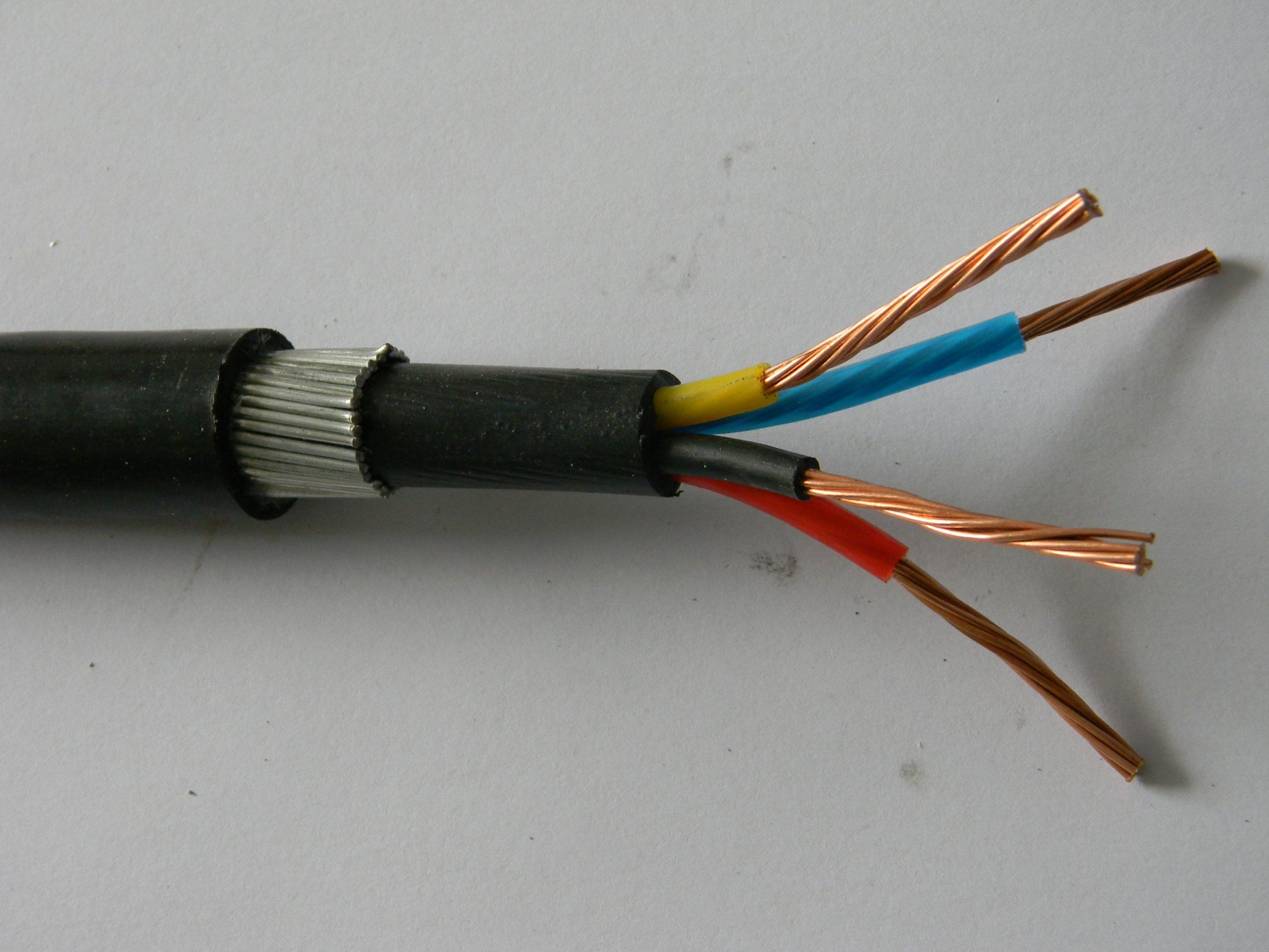 China Mehrkern-, Kupferleiter-, gepanzerte Kabel. XLPE-Isolierung Herstellung und Lieferant