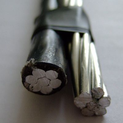 NFC 33-209 ABC Cable Duplex Service Drop Aluminum Conductor XLPE Insulated Cable