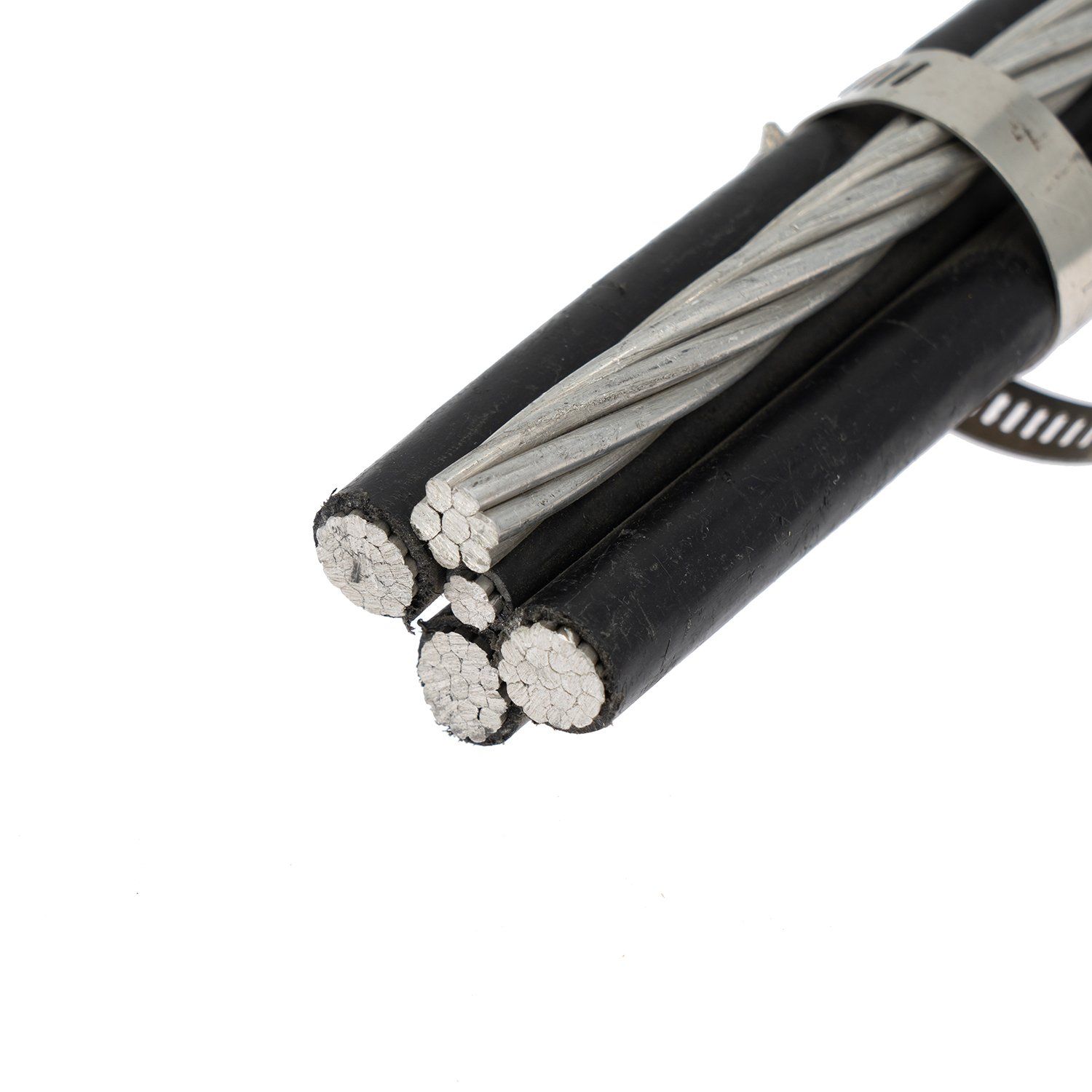 Overhead Power Transmission Used 0.6/1kv Aluminium XLPE Insulated Twisted Cable Ths Al Twisted Aerial Bundle Cable (3X50+54.6+1X16mm2)