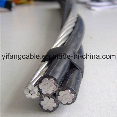Quadruplex Service Drop 600V Aluminum Conductors – ACSR Neutral-Messenger