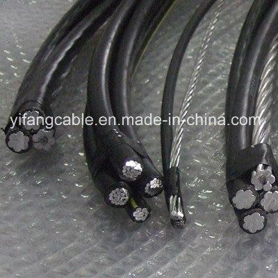 Conducteur en aluminium de service quadruple pour branchement