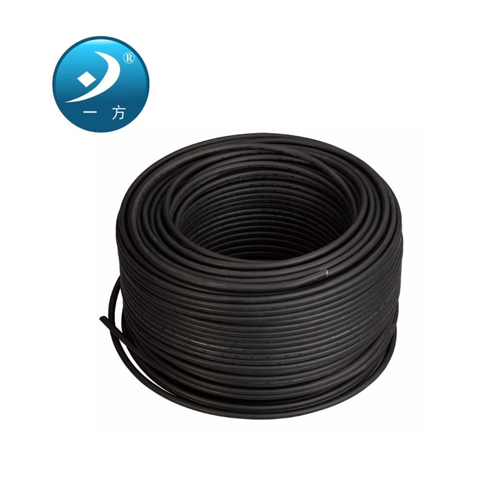 Red 1000V AC Copper Double Core 1000V TUV PV1f Solar Cable 4mm Manufacturer 2*6mm2 PV Solar Cable