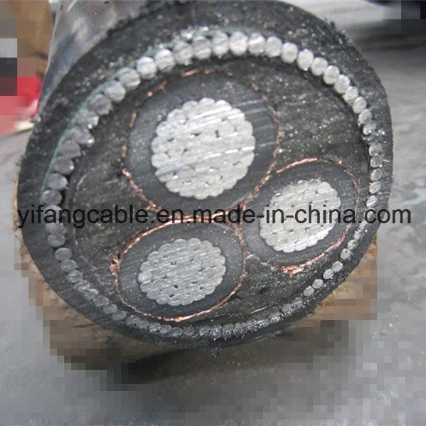 Three Cores 8.7/15 (17.5) Kv Mv Cable with XLPE/Swa/PVC Insulation
