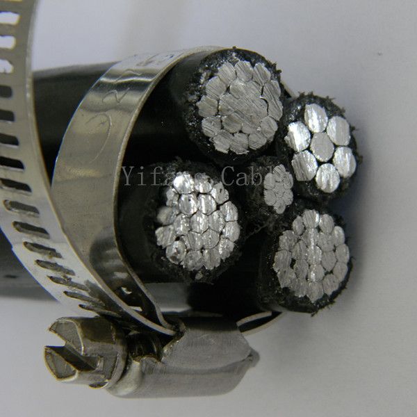 Torsade Cable 3X70+54.6+25mm2 Aluminum Overhead Cable ABC Conductor Preassemble Cable