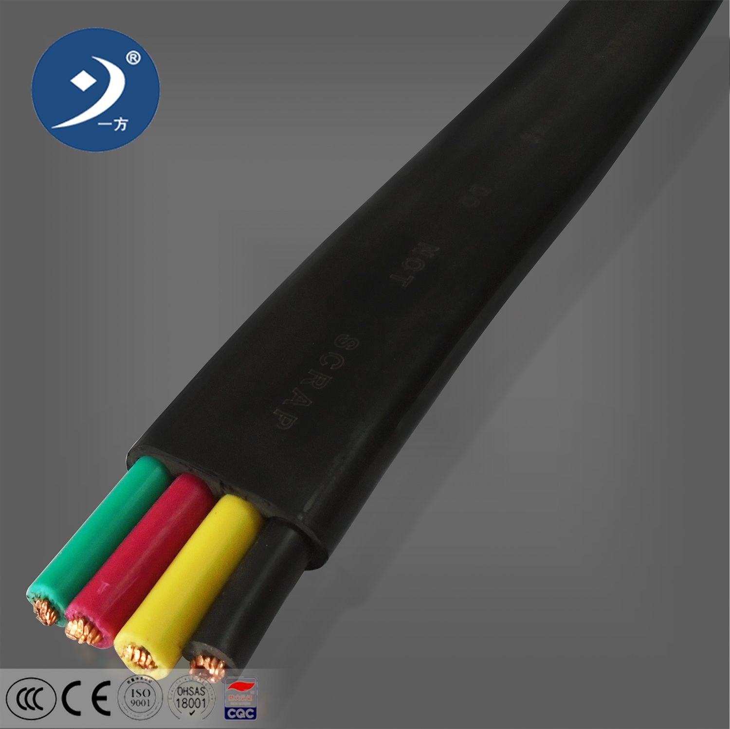 Tvvb Tvvbg Tvvbp Traveling Flat Elevator Cable Flat Wire Power Cord Travelling Elevator Control Cable for Sale