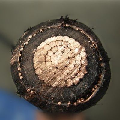Cable Mv de Cobre con Pantalla de Cobre Aislado con XLPE 15kv