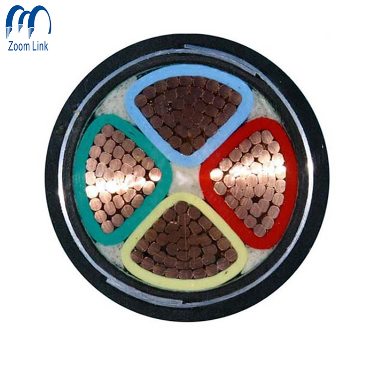 Chine 0.6/1kv Câble électrique blindé en cuivre XLPE isolé 4X95mm 4X120 mm 3X70+N Liste de prix des câbles électriques fabrication et fournisseur