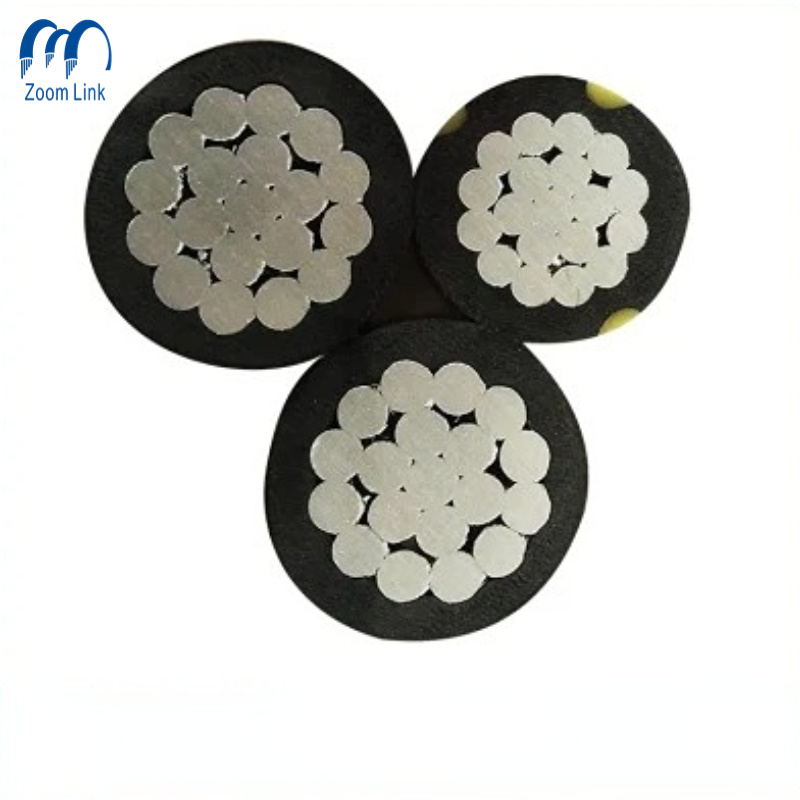 0.6/1kv Duplex Service Drop ABC Cable AAC Phase Conductor / AAAC Neutral Conductor Power Cable