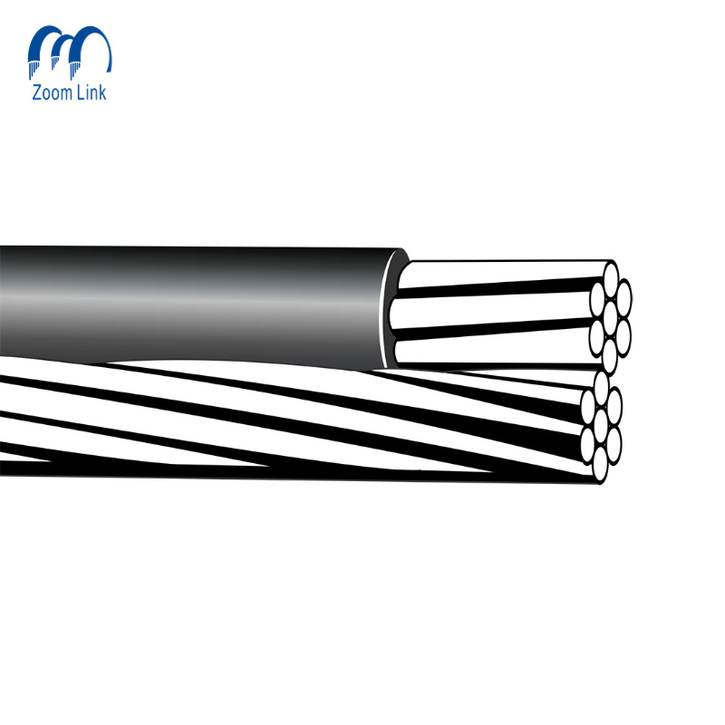 0.6/1kv Cable de Servicio de Conductor de Aluminio Aéreo con Aislamiento XLPE