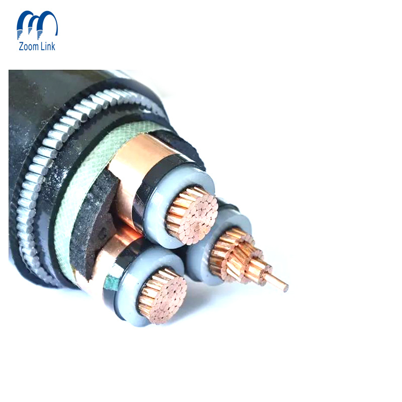 10mm to 500mm Cu XLPE Insulated Yjv Power Cable Electric Wire Cable