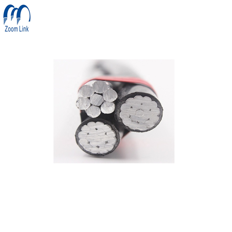 16mm to 400 mm ABC Cable or 6AWG to 4/0 AWG 600V Aerial Aluminum Service Drop Wire Price List