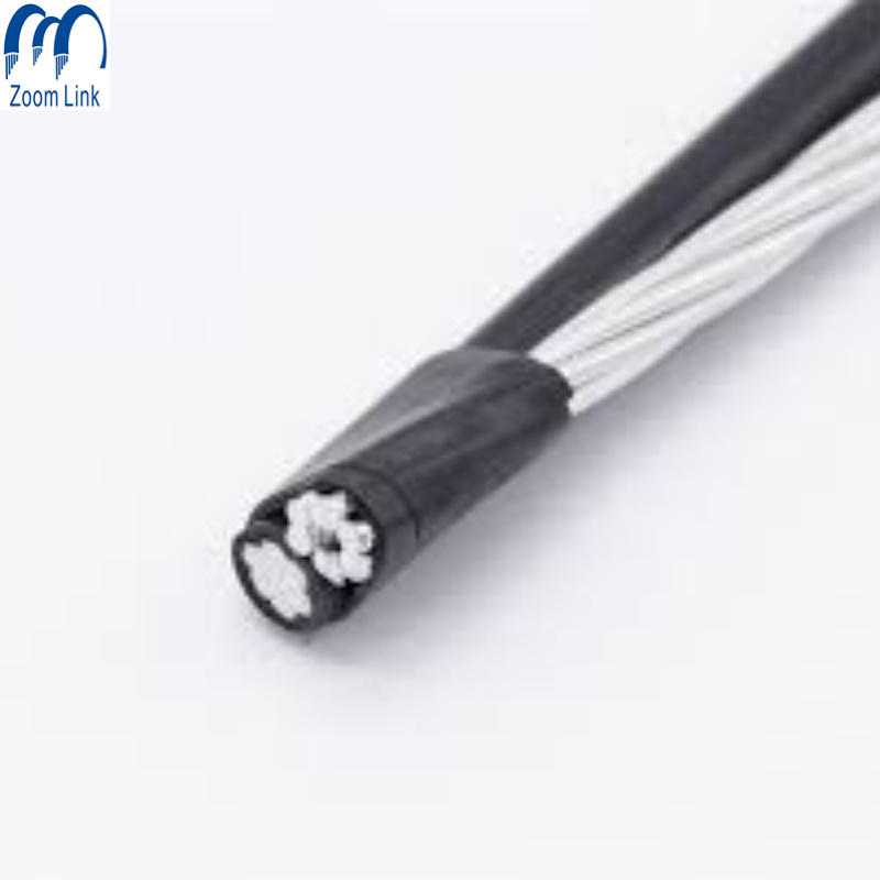 2AWG Chow 600V Service Drop Cable Wire Duplex Wire 6AWG Shepherd ACSR Service Drop Wire