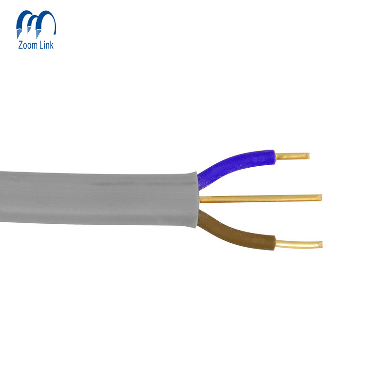 450/750V Multi-Core Solid or Stranded Copper Conductor Flat TPS Cable Flat Cable Twin Wire