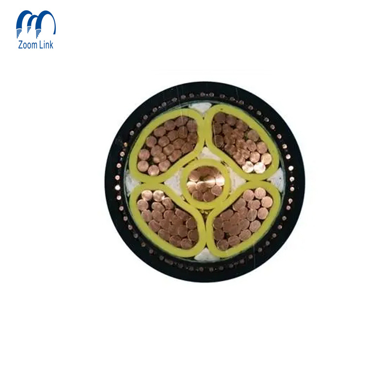 600V-35kv 4AWG 1/0AWG 2/0 AWG 4/0AWG XLPE Power Cable
