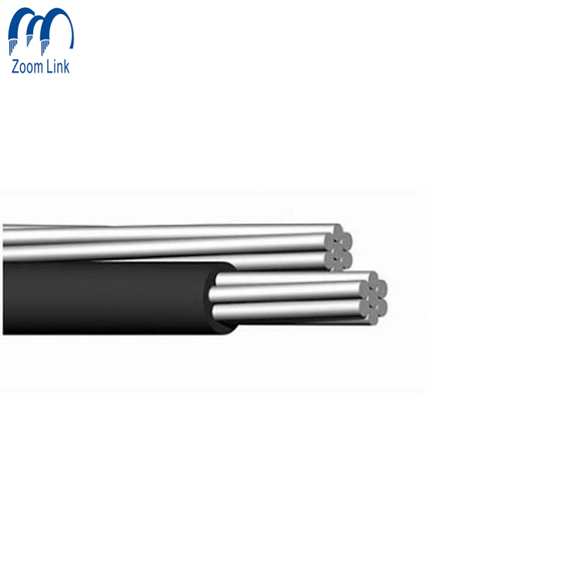 600V Overhead PE or XLPE/ Hmwpe Insulated ABC Cable Aerial Bundle Cable Service Drop Wire