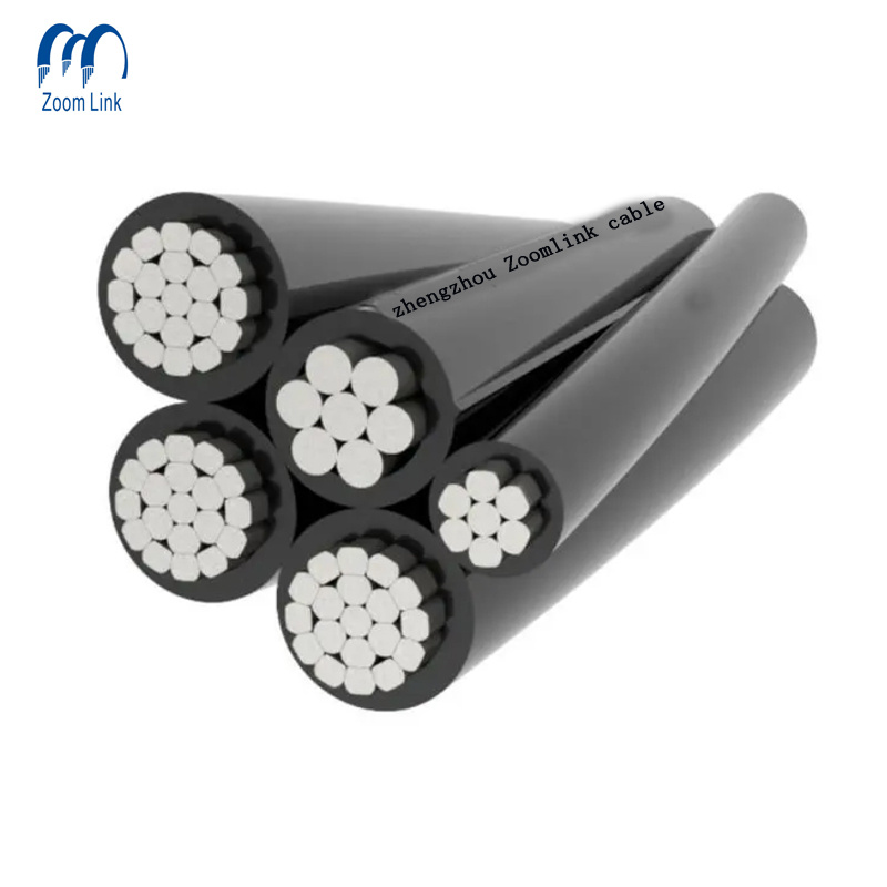 600V Conductor ACSR Cubierto con Aislamiento de PE/HDPE 6AWG, 2/0AWG. 1/0AWG, 1/0AWG, 2AWG Lista de Precios