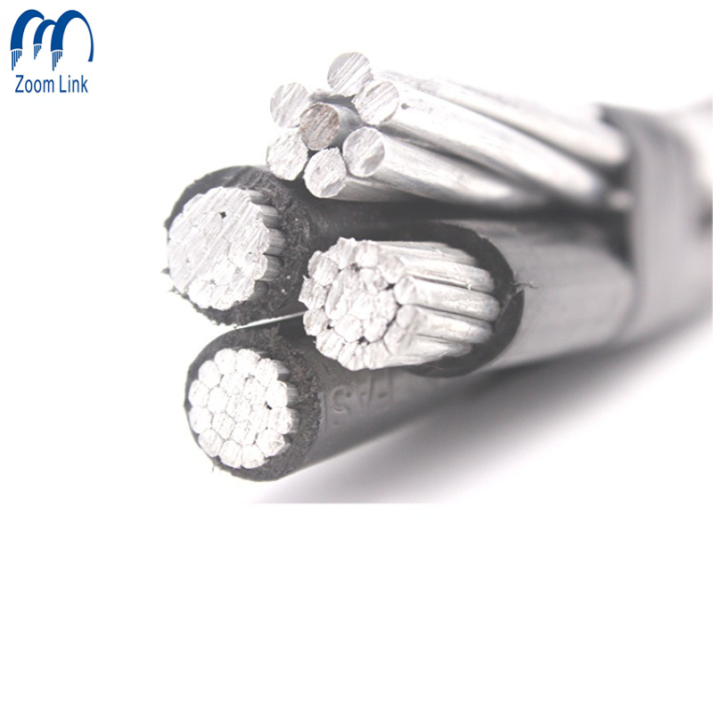600V Palomino 3*2AWG+2AWG Quadruplex Triplex Duplex Service Drop Wire ABC Cable 6AWG to 4/0AWG