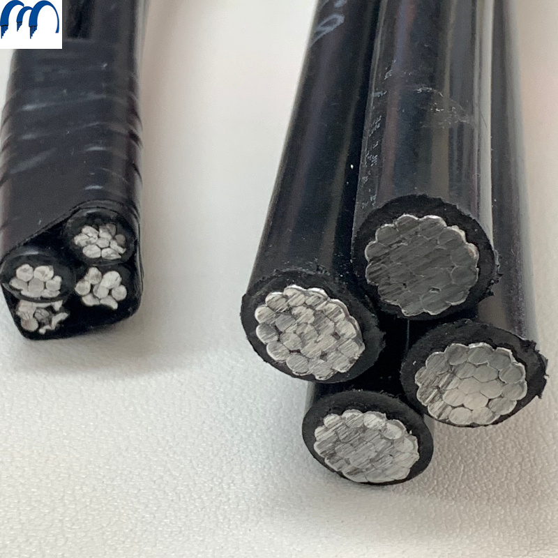 ACSR Duplex/Triplex Service Drop Cable 600V ABC Aluminum Electrical Power Overhead Wire