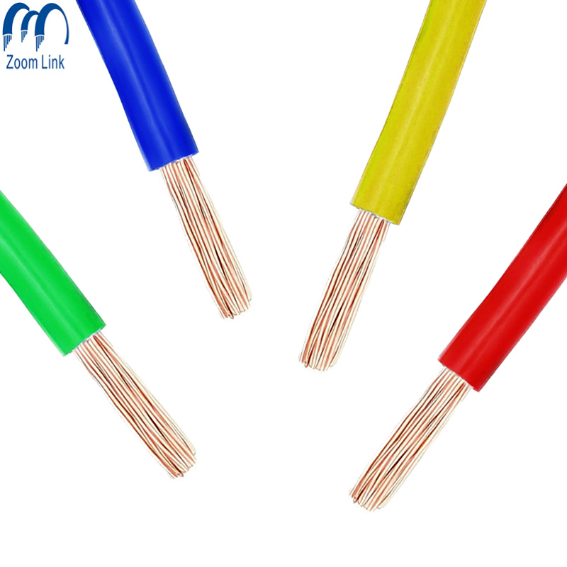 Cheap 1mm 1.5mm 2.5mm 4mm Copper Conductor Flexible PVC Electrical Electric Building Wire Cable for House Wiring