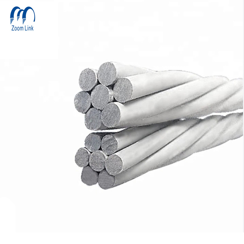 Conducteur en aluminium nu ACSR conforme aux normes GB/T, BS, IEC et ASTM