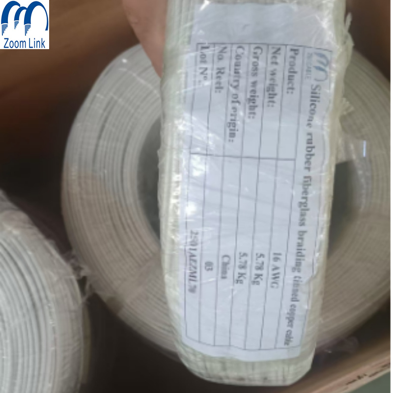 Good Price Silicone Rubber Fiberglassbraiding Tinned Copper Wire UL 3122