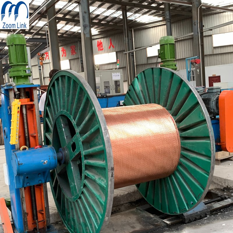 High Voltage Overhead 70mm2 Bare Copper Conductor Wire Cable