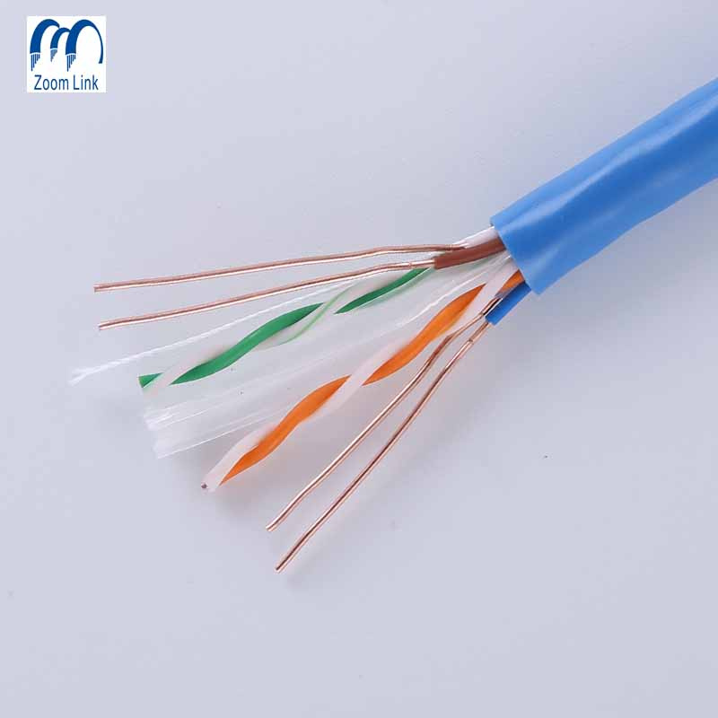 Hsyv 6e Customized Jacket Outdoor UTP 4 Pairs CAT6 Outdoor
