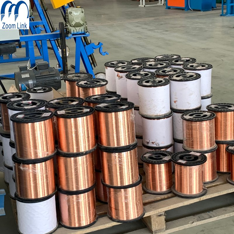 Industrial Grade Copper Clad Aluminum Wire for Conductor Enameled Copper Coated Aluminum Wire