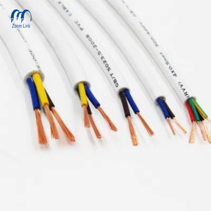 Câble électrique en PVC pour le tirage de courant Zr-BV/BVV//Bvr/RV/Rvv en cuivre