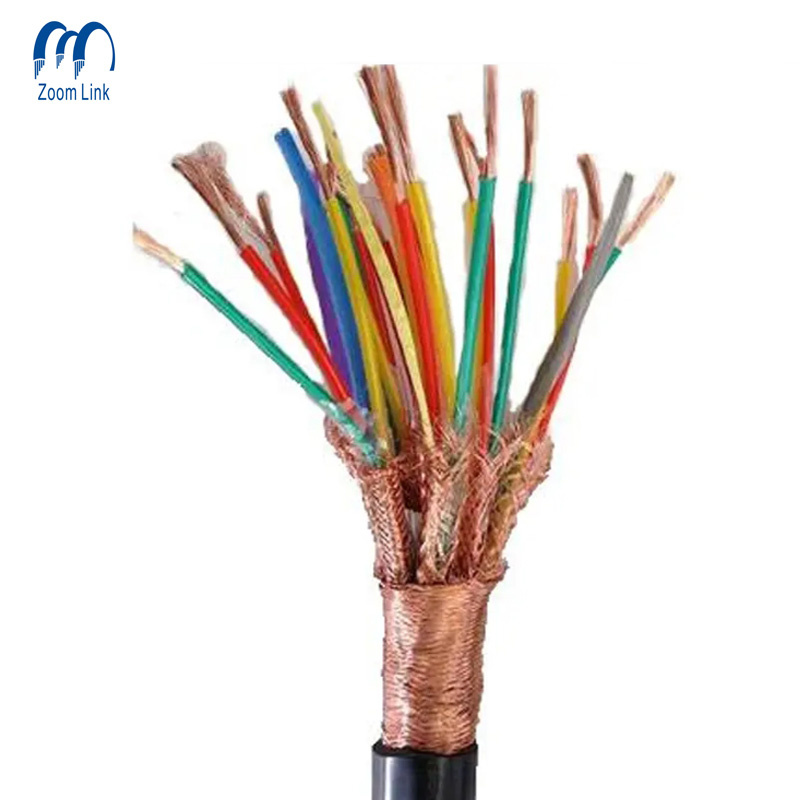 PVC Shielded Cable 14AWG 2 Core Control Cable Instrumentation Cable Flexible Control Cable