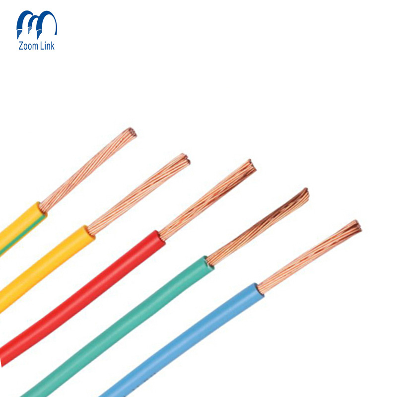 Solid Copper Conductor PVC Insulation Single Core Hook up House Electric Wire for House Wiring
