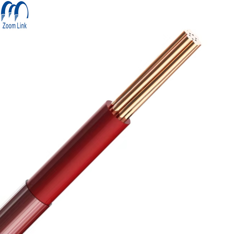 Thhn Cable Electric Wire 4AWG 6 AWG 8AWG 10AWG PVC Insulated Nylon Sheathed Wire