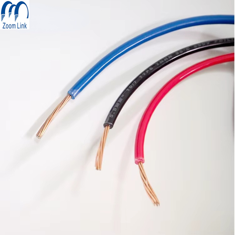 Thwn/Thhn Electrical Wires 10 8 6 4 AWG Copper Conductor PVC Insulated Nylon Cable Stranded Thhn Type Copper Wire